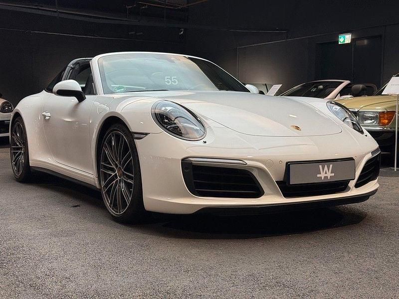 Weiß Gebraucht 2018 Porsche 911 Targa 4 Cabrio | 104.900 € - Bild 1/4