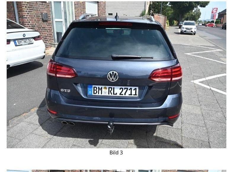 Blau Gebraucht 2017 VW Golf VII GTD Kombi | 9.500 € (Guter Preis) - Bild 1/4