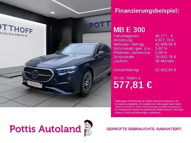 Gebraucht Mercedes E300 AMG Line Premium 313 PS (230 kW) 2024 Limousine