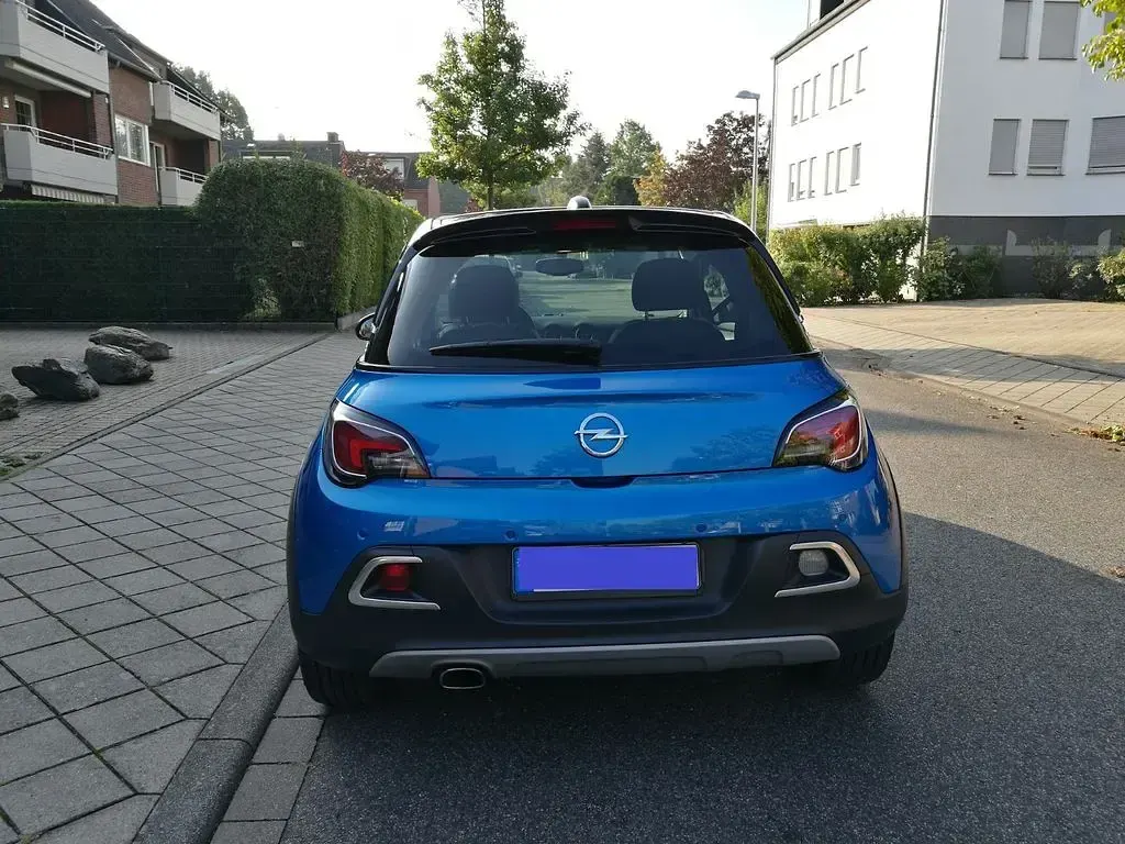Gebraucht Opel Adam Rocks Open Air 116 PS (85 kW) 2015 Blau Kleinwagen