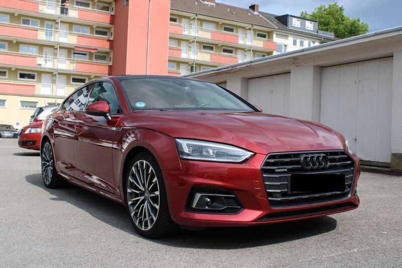 Rot Gebraucht 2017 Audi A5 Sportback S-Line Limousine | 28.000 € (Fairer Preis) - Bild 1/4