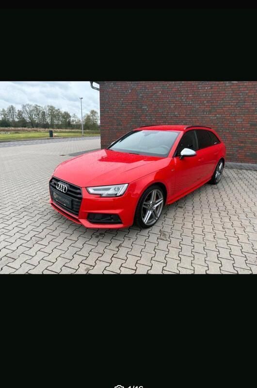 Rot Gebraucht 2018 Audi S4 S-Line Kombi | 26.450 € - Bild 1/4