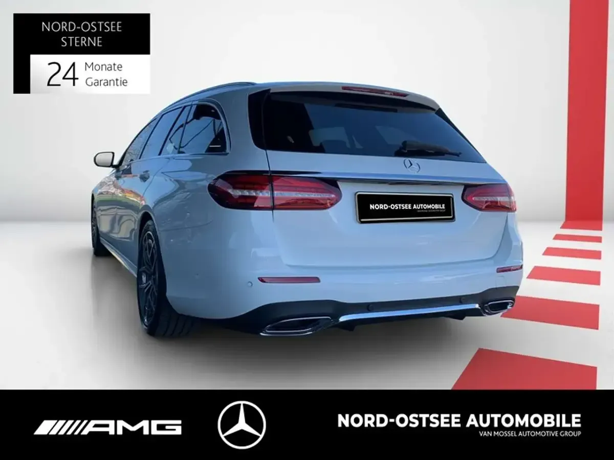 Gebraucht Mercedes E200 AMG line 197 PS (144 kW) 2023 Unilack polarweiß Kombi