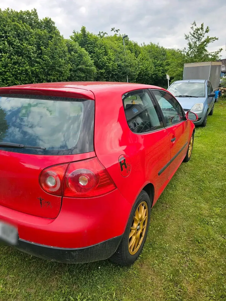 Gebraucht VW Golf 2004 Rot Coupé