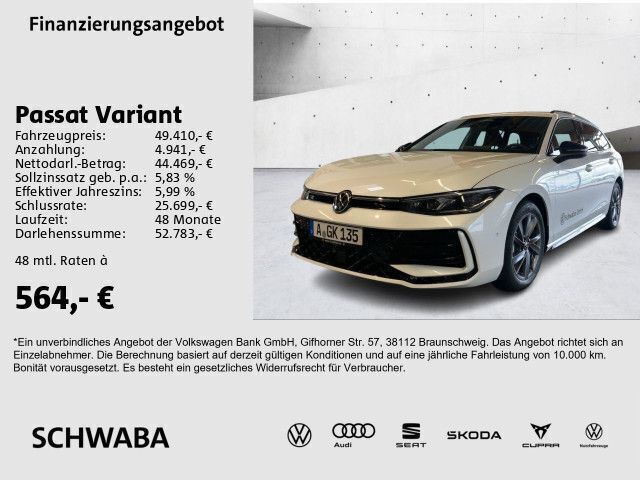 Oryxweiß perlmutteffekt Gebraucht 2024 VW Passat R-line Kombi | 49.410 € (Etwas zu teuer) - Bild 1/4