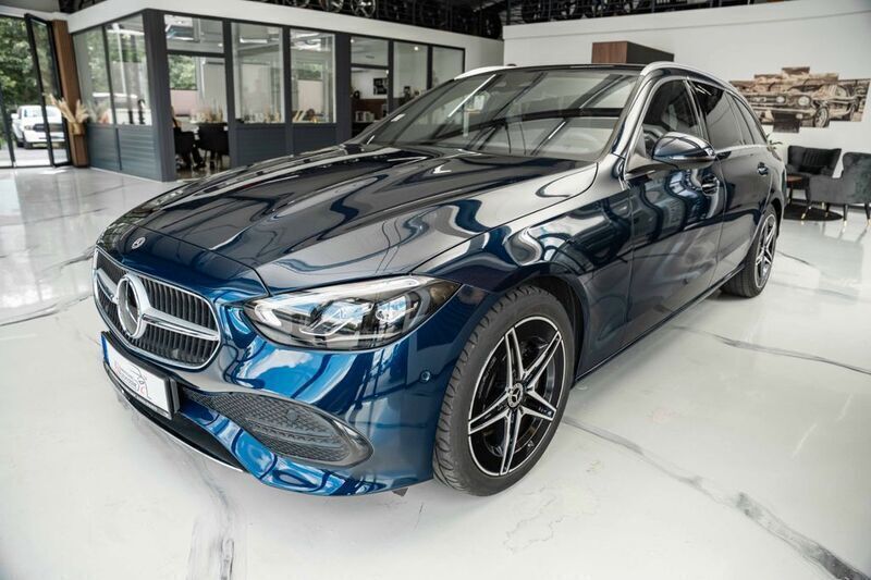 Cavansitblau metalliclack Gebraucht 2022 Mercedes C220 Kombi | 27.990 € (Fairer Preis) - Bild 1/4