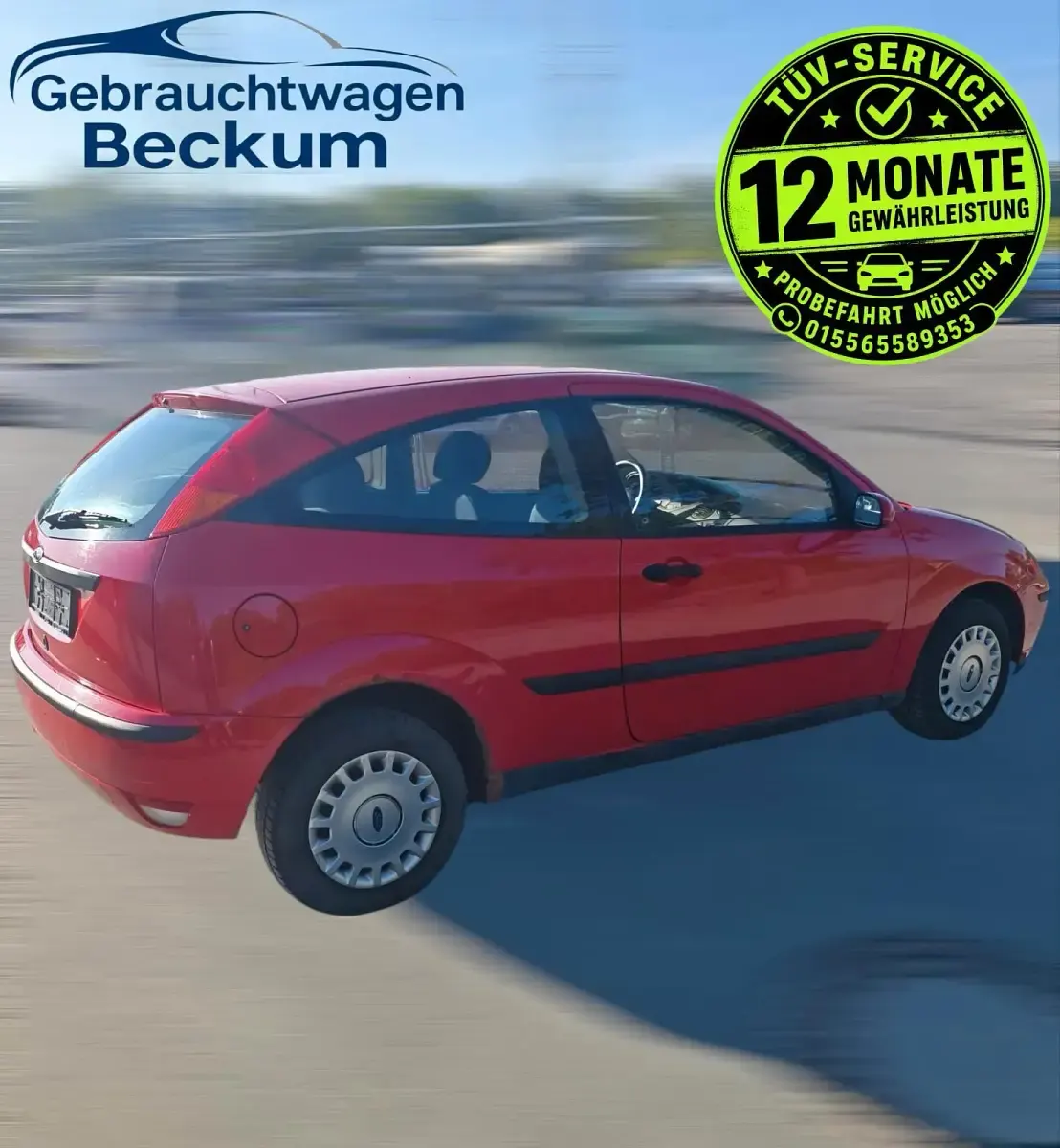 Usado Ford Focus 75 CV (55 kW) 2004 Rojo Utilitario