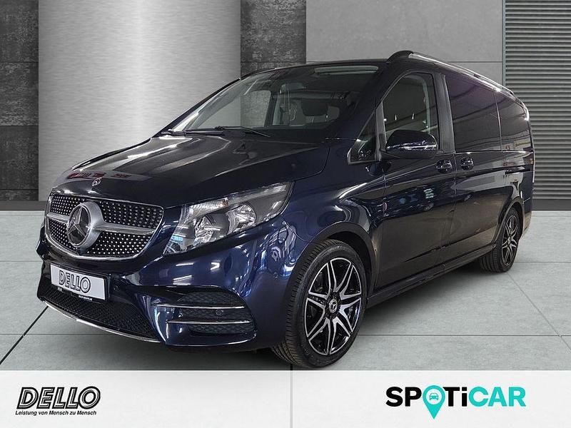 Cavansitblau metallic Gebraucht 2019 Mercedes V220 Edition Van / Kleinbus | 40.440 € (Superpreis) - Bild 1/4