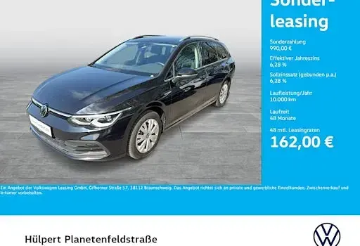 Gebraucht VW Golf VIII Style 150 PS (110 kW) 2023 Deep black perleffekt Kombi