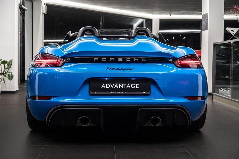 Gebraucht Porsche 718 Spyder 420 PS (308 kW) 2023 Blau Cabrio