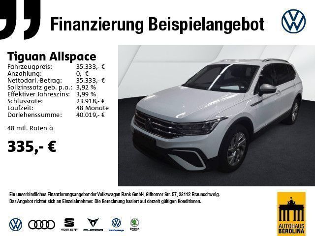 Weiß Gebraucht 2024 VW Tiguan Allspace Life SUV | 35.333 € (Superpreis) - Bild 1/4
