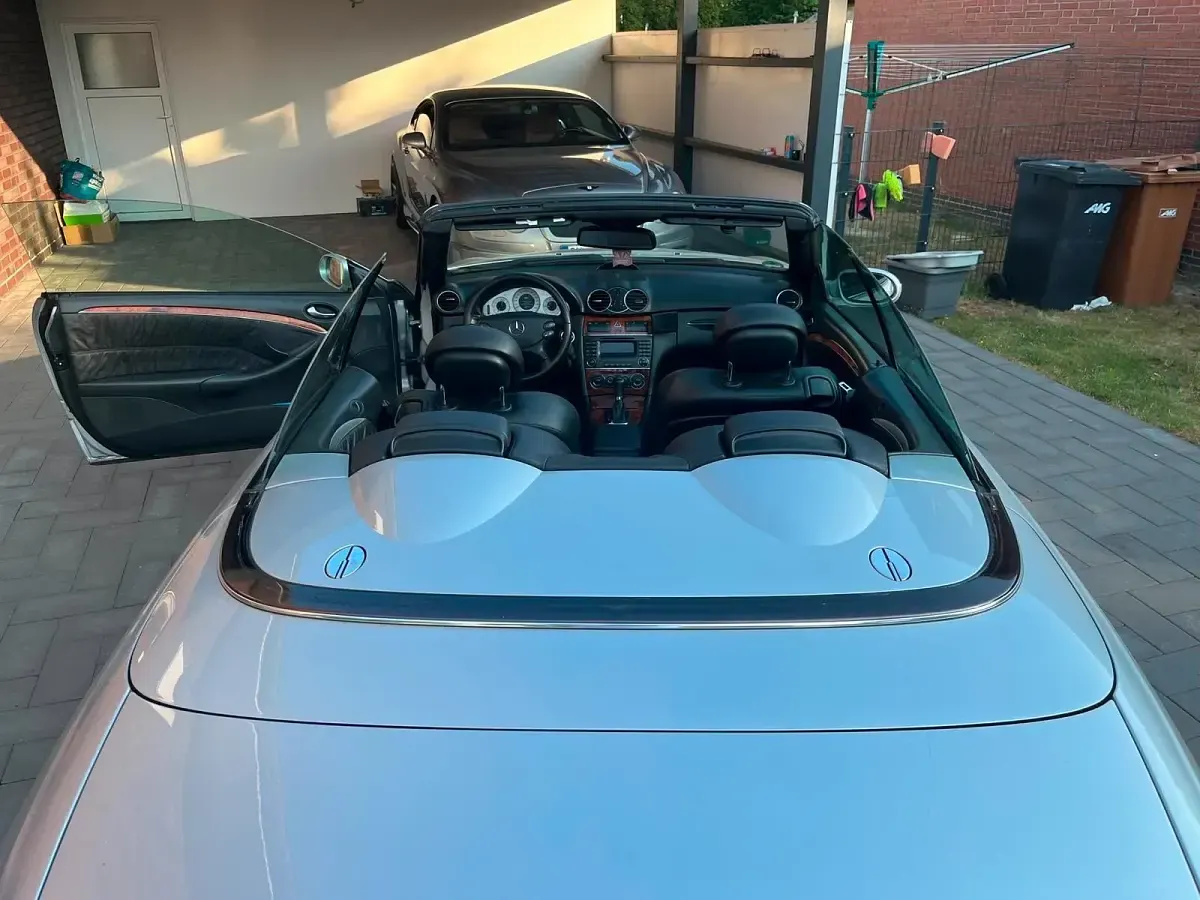 Gebraucht Mercedes CLK200 163 PS (119 kW) 2005 Silber Cabrio