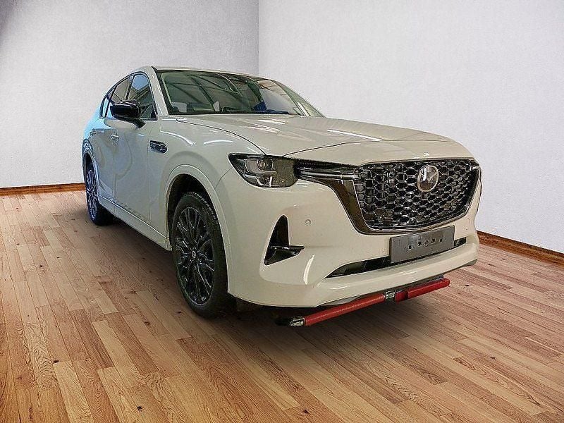 Rhodium white (metallic) Gebraucht 2025 Mazda CX-60 Homura-Line SUV | 43.750 € (Fairer Preis) - Bild 1/4