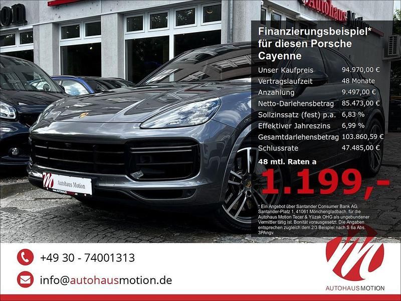 Grau Gebraucht 2019 Porsche Cayenne Turbo Chrono SUV | 94.970 € - Bild 1/4