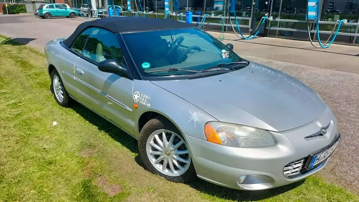 Gebraucht Chrysler Sebring Cabriolet 141 PS (103 kW) 2003 Silber Cabrio