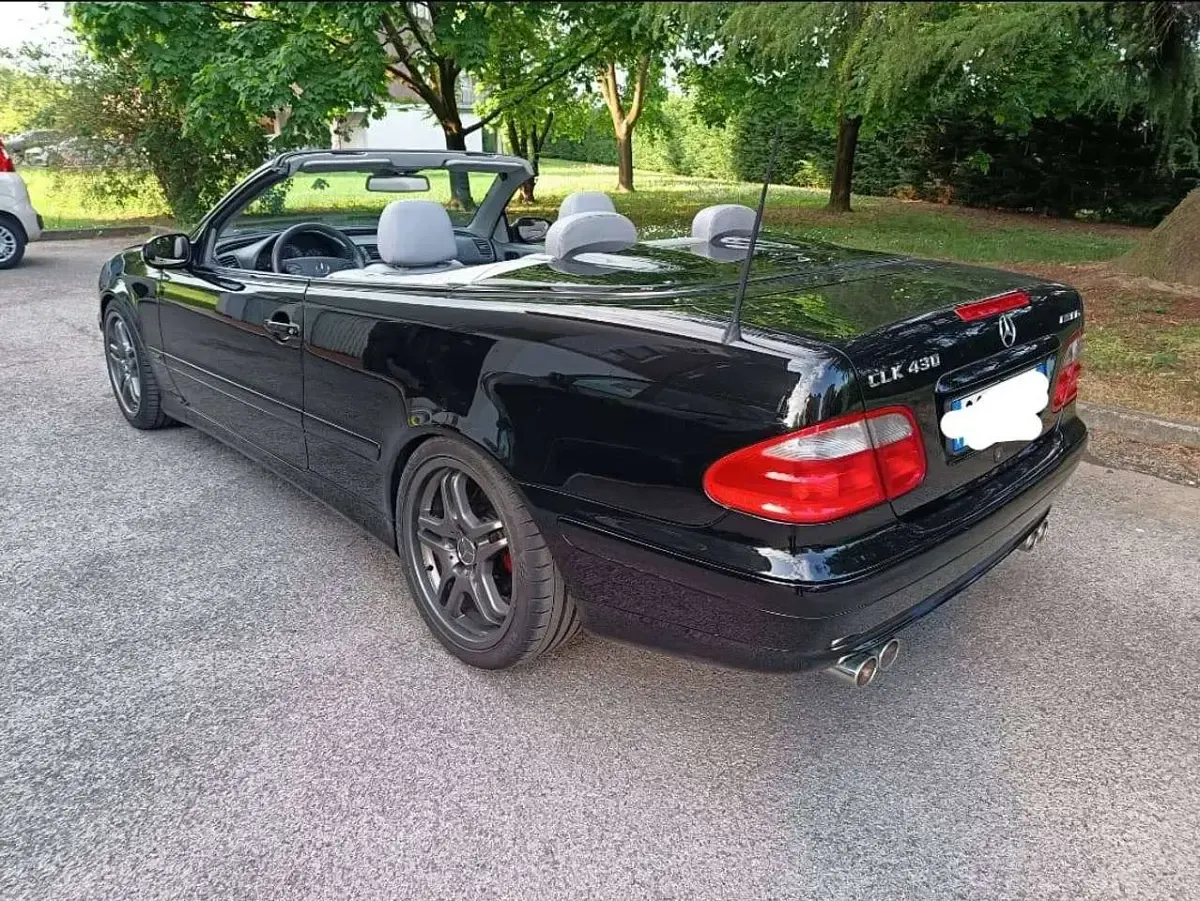 Gebraucht Mercedes CLK430 AMG 279 PS (205 kW) 2001 Schwarz Cabrio