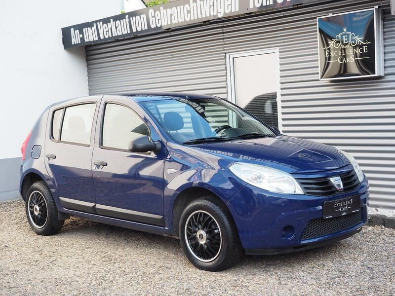 Dacia blau marine Gebraucht 2009 Dacia Sandero Kleinwagen | 2.200 € (Fairer Preis) - Bild 1/4