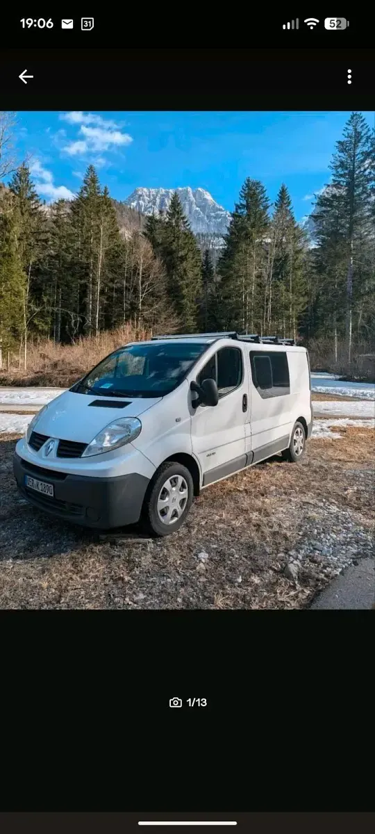 Brugt Renault Traffic 101 HK (74 kW) 2014 Hvid MPV