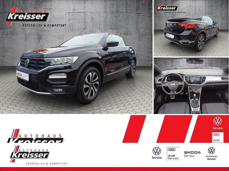 Schwarz Gebraucht 2021 VW T-Roc Cabriolet Active Cabrio | 24.450 € (Fairer Preis) - Bild 1/4