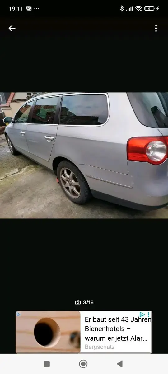 Usata VW Passat 105 CV (77 kW) 2008 Argento Station wagon