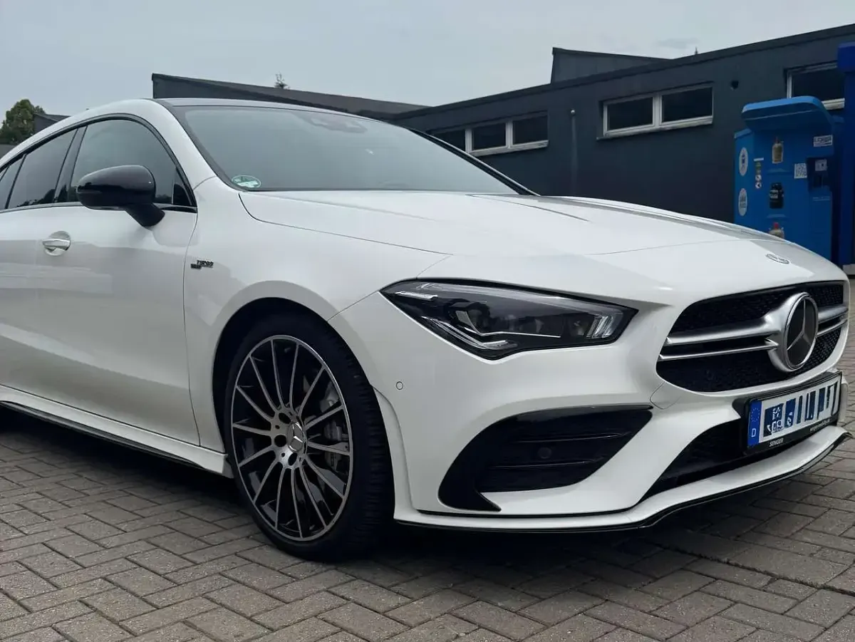 Gebraucht Mercedes CLA35 AMG AMG 306 PS (225 kW) 2019 Weiß Coupé