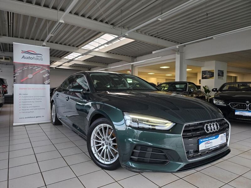 Gebraucht Audi A5 Sportback Sport 190 PS (139 kW) 2018 Gotlandgrün metallic Kleinwagen