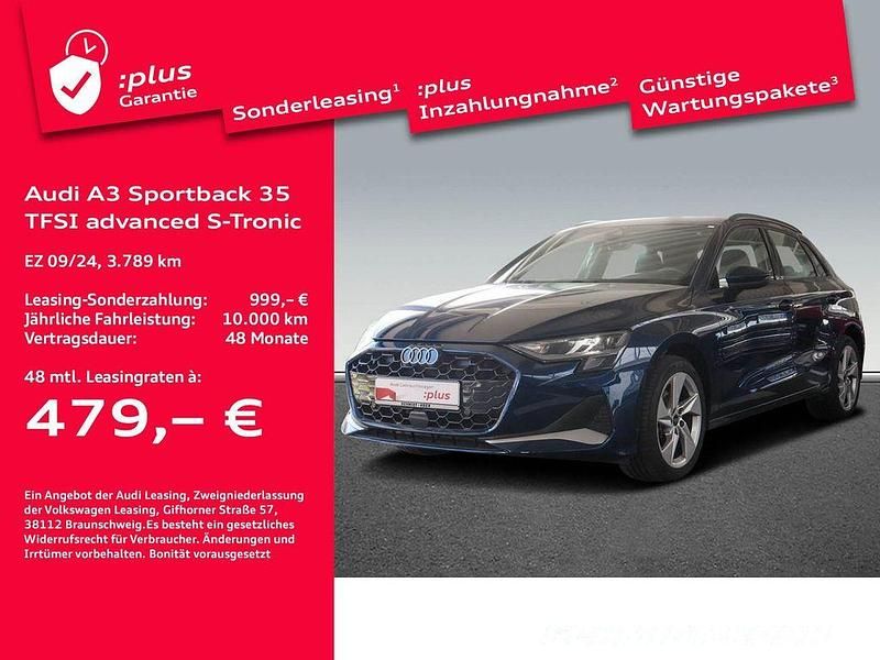 Gebraucht Audi A3 Advanced Plus 150 PS (110 kW) 2024 Navarrablau metallic Limousine
