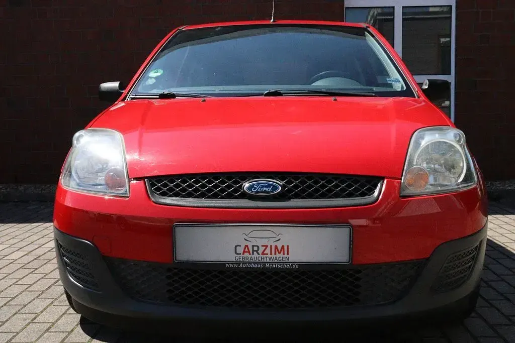 Brugt Ford Fiesta Basis 60 HK (44 kW) 2008 Rød Hatchback