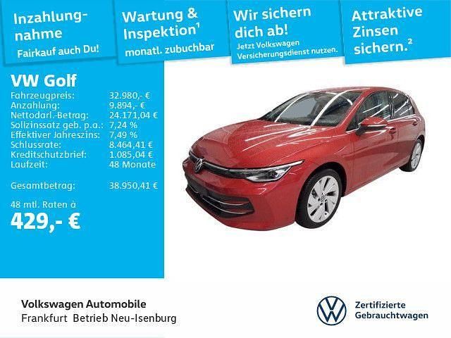 Rot Neu 2025 VW Golf Style Limousine | 32.980 € (Teuer) - Bild 1/4