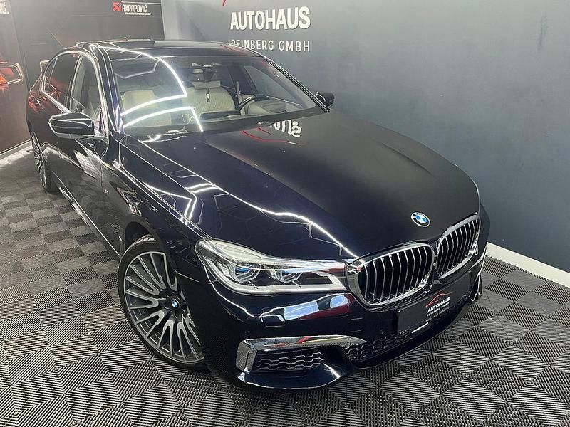 Schwarz Gebraucht 2018 BMW 750L Performance Limousine | 40.990 € (Teuer) - Bild 1/4