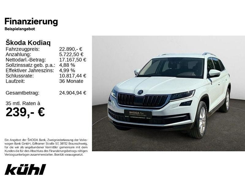Laserweiss Gebraucht 2018 Skoda Kodiaq Style SUV | 22.780 € (Guter Preis) - Bild 1/4