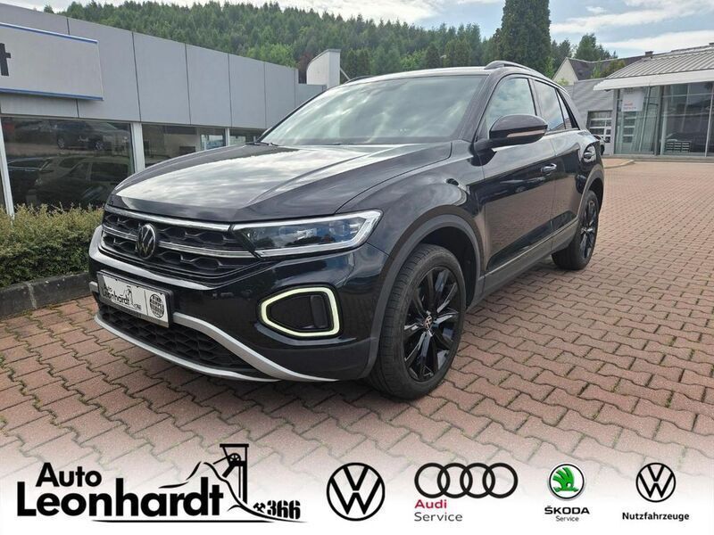 Schwarz Gebraucht 2022 VW T-Roc Style SUV | 23.990 € (Teuer) - Bild 1/4