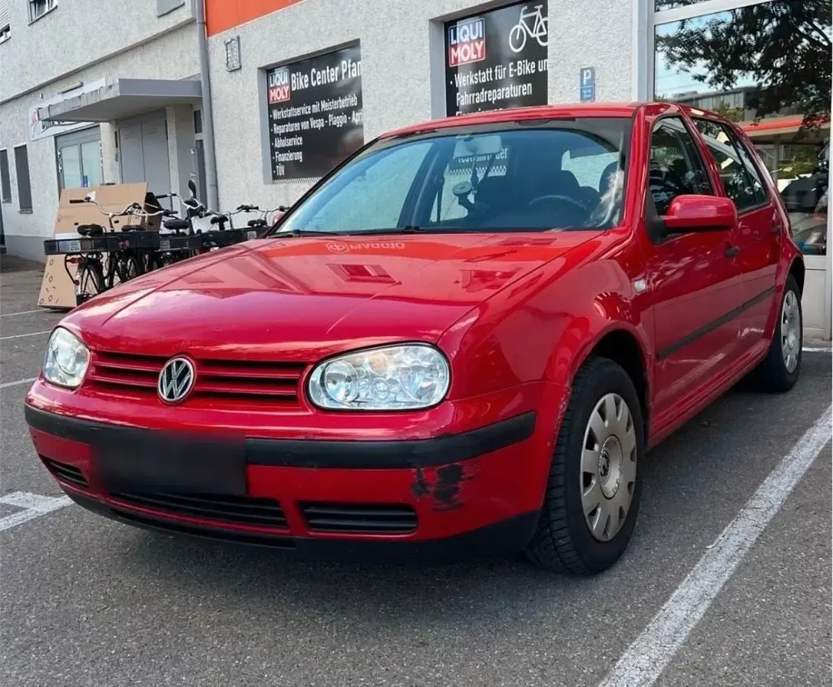Gebraucht VW Golf IV 75 PS (55 kW) 2003 Rot Kleinwagen