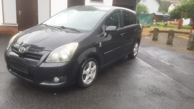 Schwarz Gebraucht 2008 Toyota Corolla Verso Van / Kleinbus | 1.800 € (Superpreis) - Bild 1/4