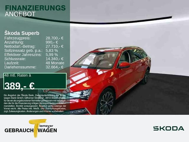 Rot Gebraucht 2022 Skoda Superb Kombi | 27.390 € (Fairer Preis) - Bild 1/4