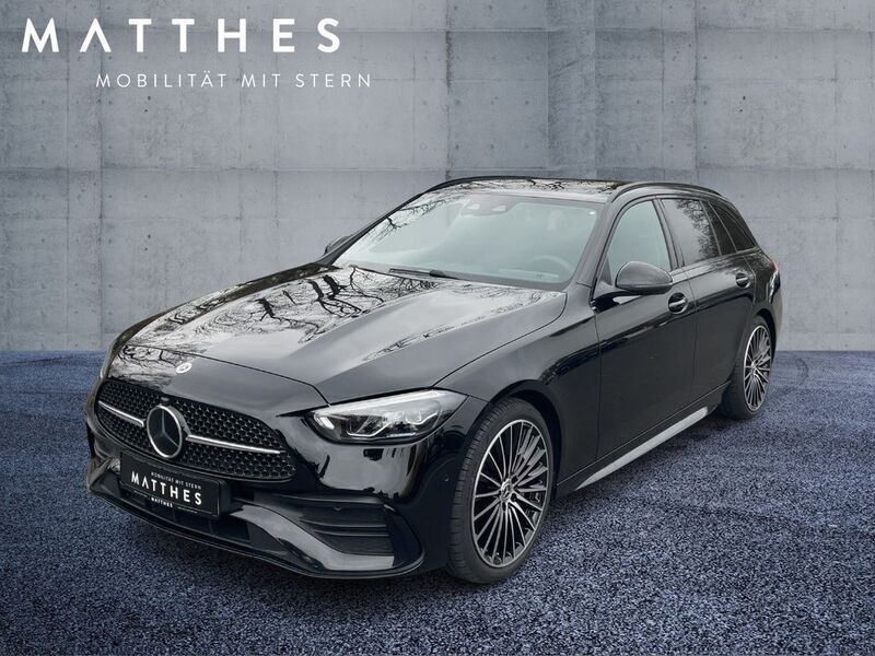 Schwarz Gebraucht 2024 Mercedes C220 AMG Kombi | 44.149 € (Fairer Preis) - Bild 1/4