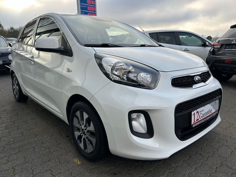 Weiß Gebraucht 2015 Kia Picanto DREAM-TEAM Edition Kleinwagen | 6.499 € (Fairer Preis) - Bild 1/4