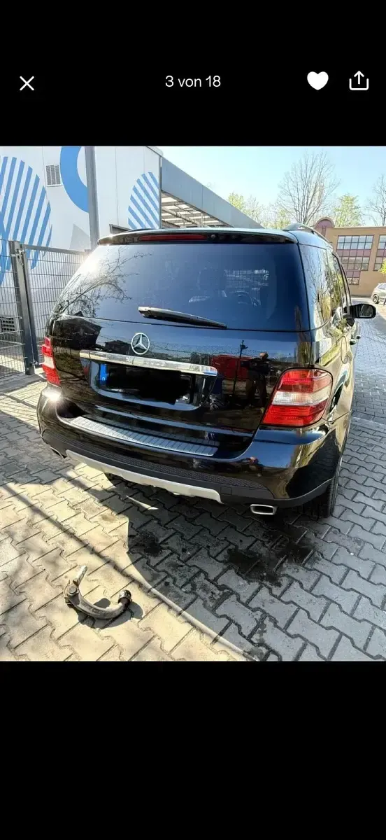Używany Mercedes ML280 190 KM (139 kW) 2007 Czarny SUV
