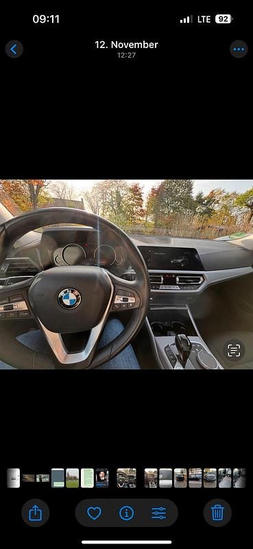 Gebraucht BMW 318 150 PS (110 kW) 2020 Schwarz Kombi