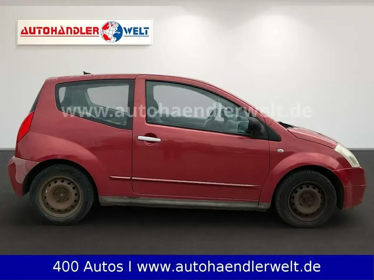 Gebraucht Citroën C2 60 PS (44 kW) 2005 Rot Kleinwagen
