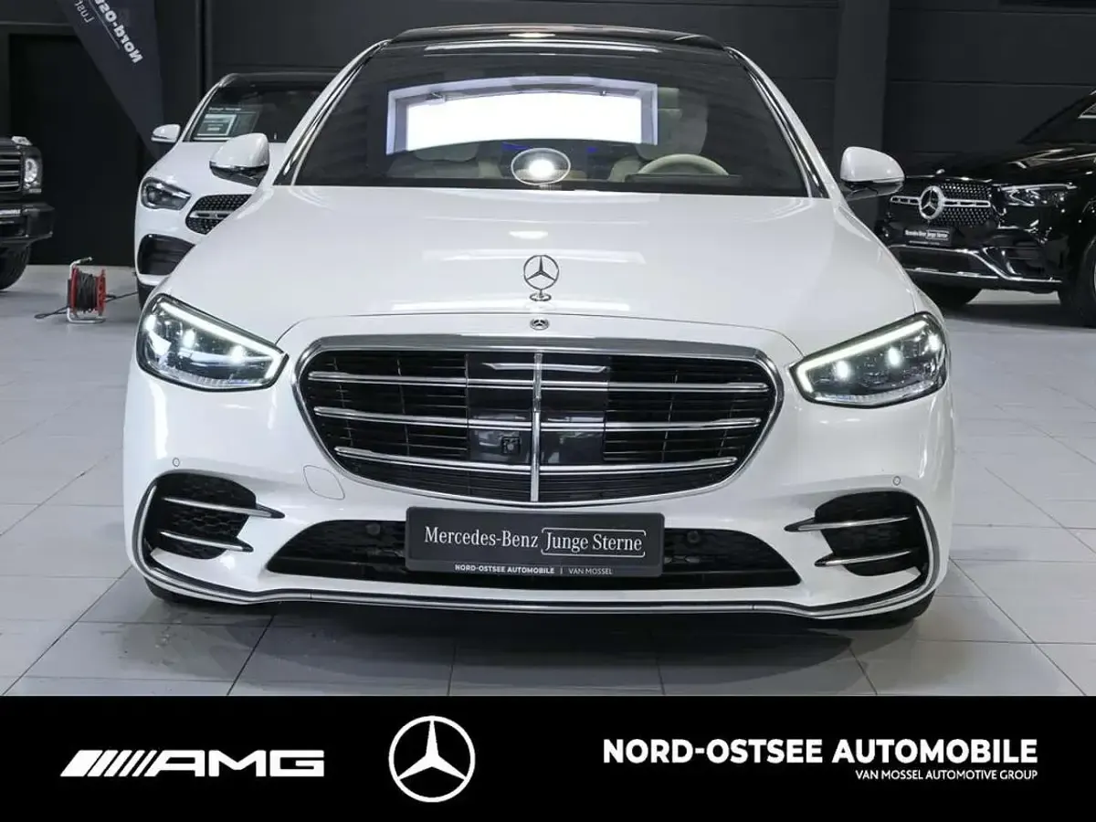 Gebraucht Mercedes S580 AMG 503 PS (369 kW) 2023 Manufaktur diamantweiß bright Limousine