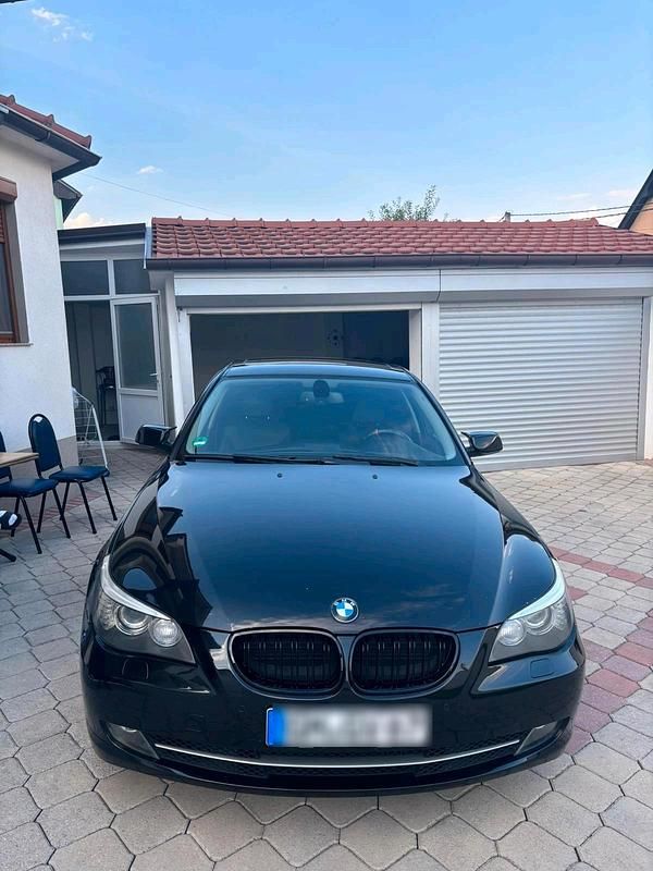 Schwarz Gebraucht 2007 BMW 525 Limousine | 6.800 € (Teuer) - Bild 1/4
