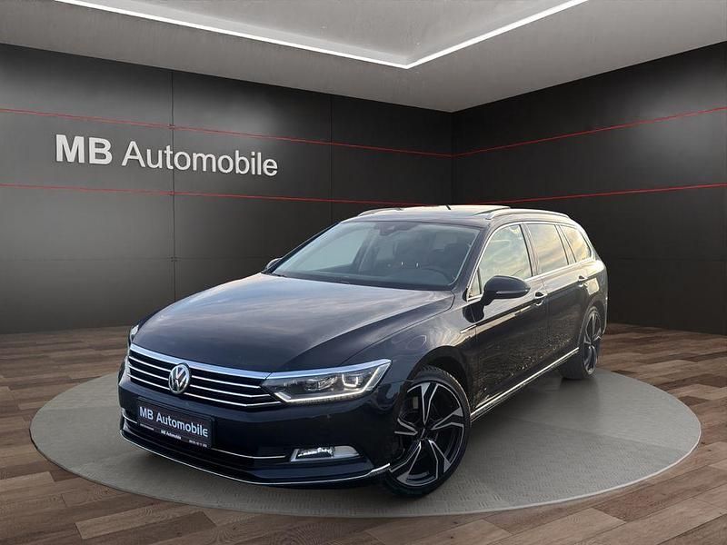 Schwarz Gebraucht 2015 VW Passat Highline Kombi | 10.990 € (Superpreis) - Bild 1/4
