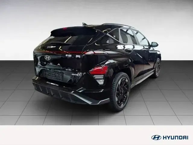 Gebraucht Hyundai Kona N Line 160 kW (218 PS) 2024 Schwarz SUV