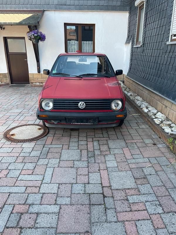 Rot Gebraucht 1990 VW Golf II Kleinwagen | 1.000 € - Bild 1/4