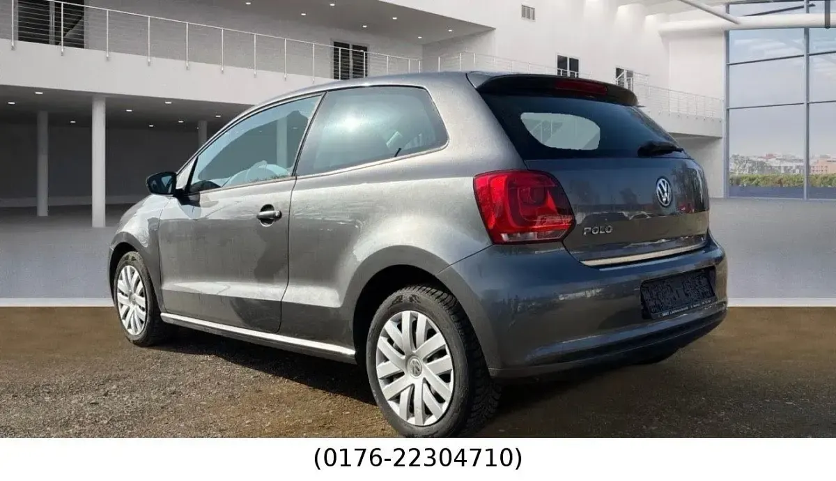 Gebraucht VW Polo Team 69 PS (50 kW) 2010 Grau Kleinwagen