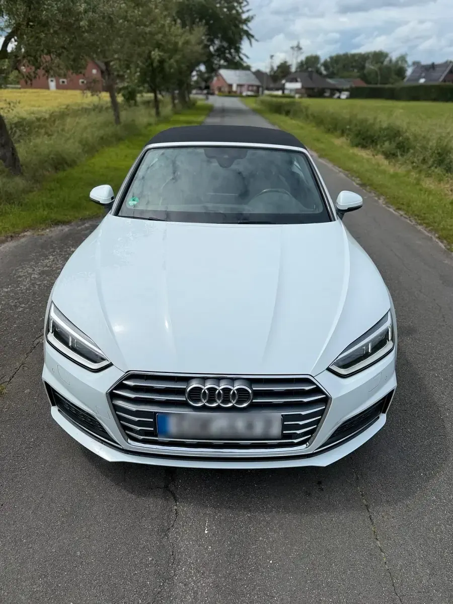 Gebraucht Audi A5 Cabriolet S-Line 190 PS (139 kW) 2017 Weiß Cabrio
