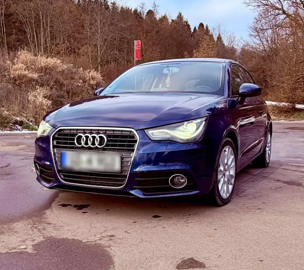 Brugt Audi A1 Ambition 105 HK (77 kW) 2010 Blå Hatchback