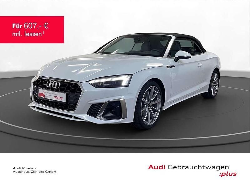 Weiß Gebraucht 2024 Audi A5 Cabriolet S-Line Cabrio | 52.480 € - Bild 1/2