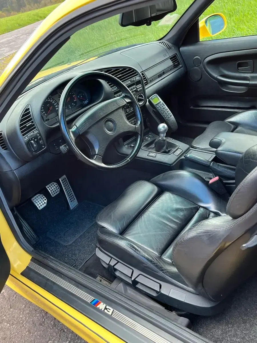 Second-hand BMW M3 286 CP (210 kW) 1994 Galben Coupe